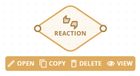 REACTION node REACTION node