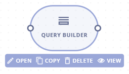 QUERY BUILDER node QUERY BUILDER node